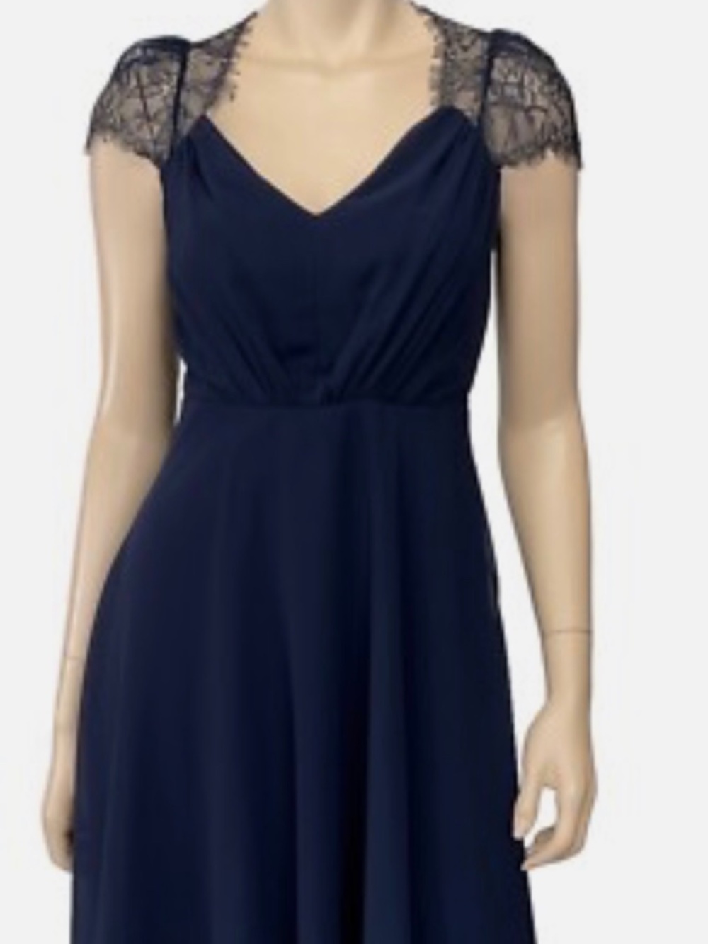 NWT ASOS midi lace Chiffon Dress size 4